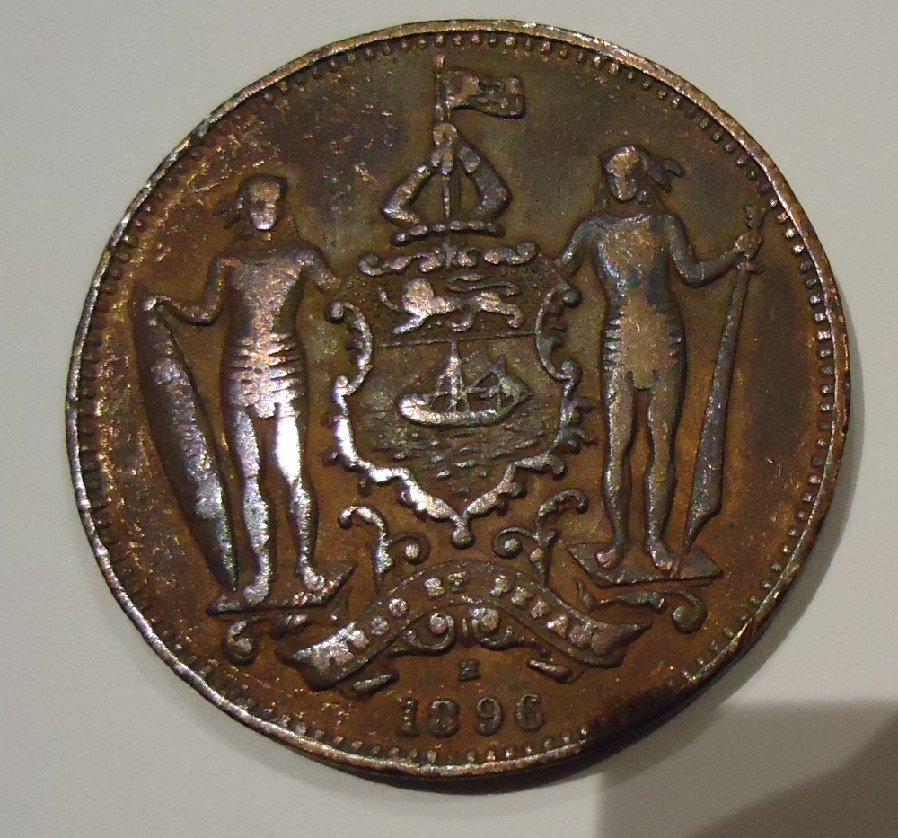 British-North-Borneo-1896-H-Cent---Grading
